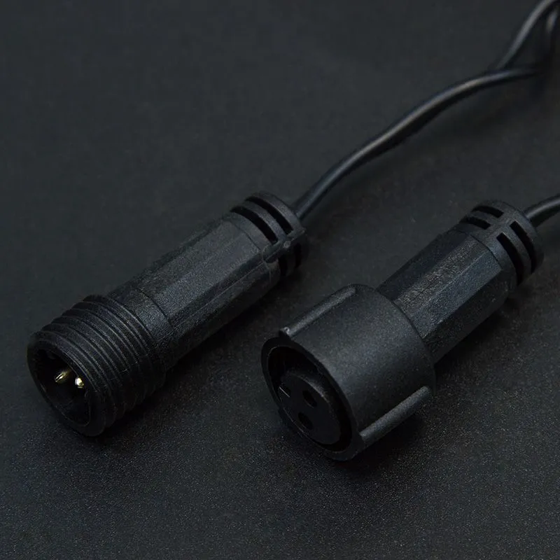 Гирлянда светодиодная Нить 10м 100 LED RGB черный ПВХ IP65 свечение с динамикой 230В соединяется NEON-NIGHT нужен контроллер 245-908 - Фото 2