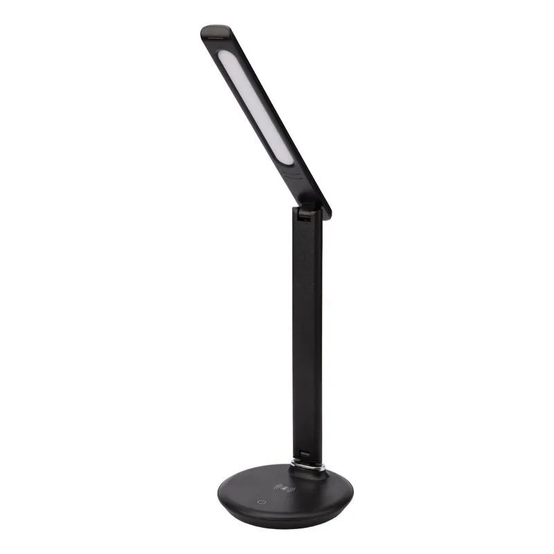 Светильник настольный REXANT Status LED, USB-зарядка устройств, 2700-6500 К, диммирование, 220 В, эффект тиснения под кожу 75-0219