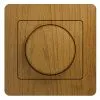 Светорегулятор (диммер) СП Glossa 300Вт поворот. в сборе дерево дуб SE GSL000534 288555