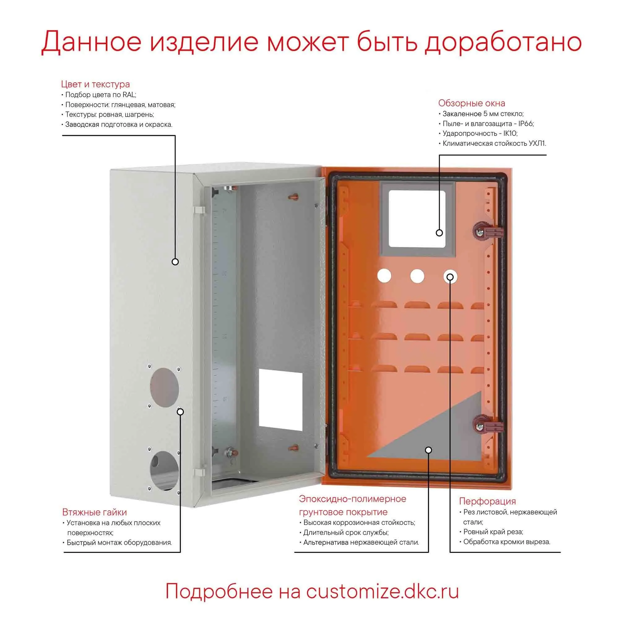 Шкаф ST с монтаж. платой 600х600х250мм от IP65-до IP66 IK10 DKC R5ST0669 - Фото 4