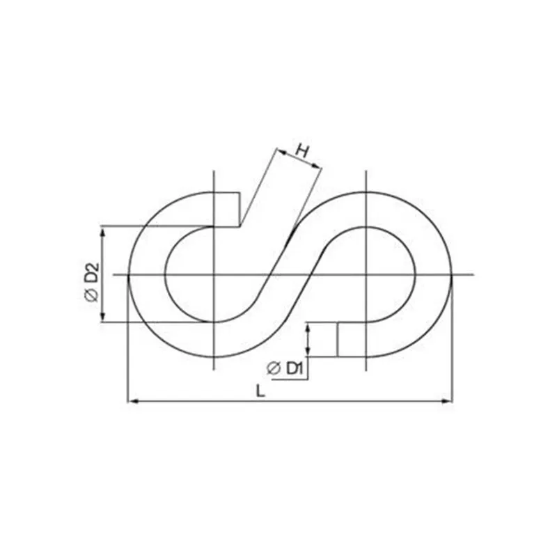 Крюк типа S, d=5 REXANT - Фото 2