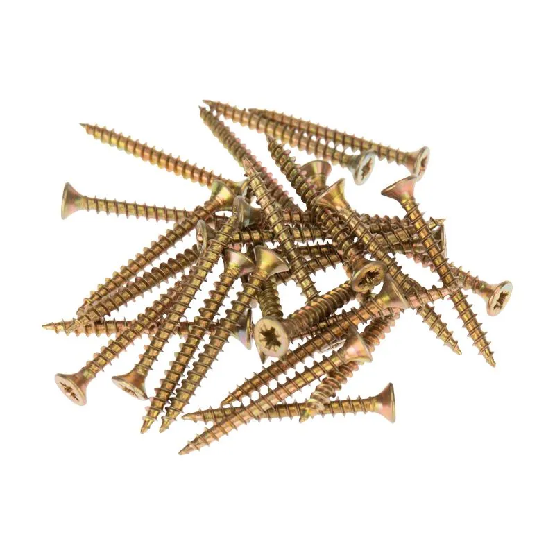 Саморез универсальный 3,0х30 мм, желтый цинк, пакет (1000 шт/уп) KRANZ - Фото 5