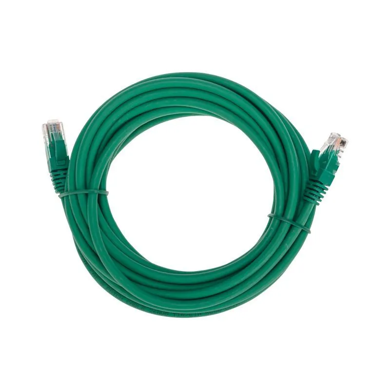 Патч-корд U/UTP, CAT 6, RJ45-RJ45, 26AWG, LSZH, зеленый, 5м REXANT 02-0296-5