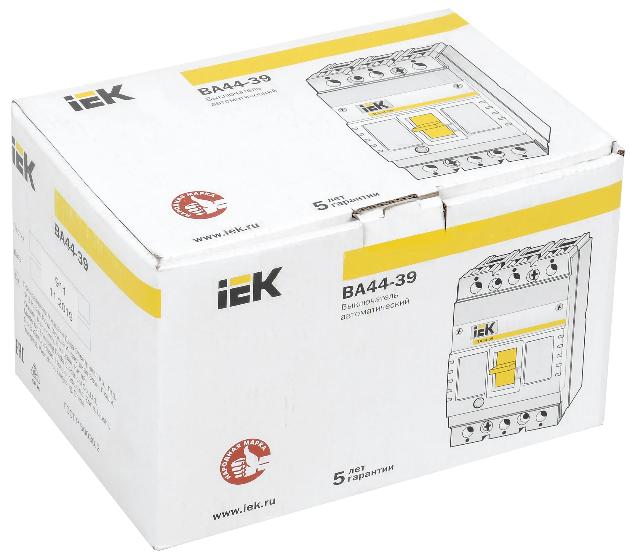 Выключатель автоматический ВА44-39 3Р 500А 35кА IEK - Фото 2