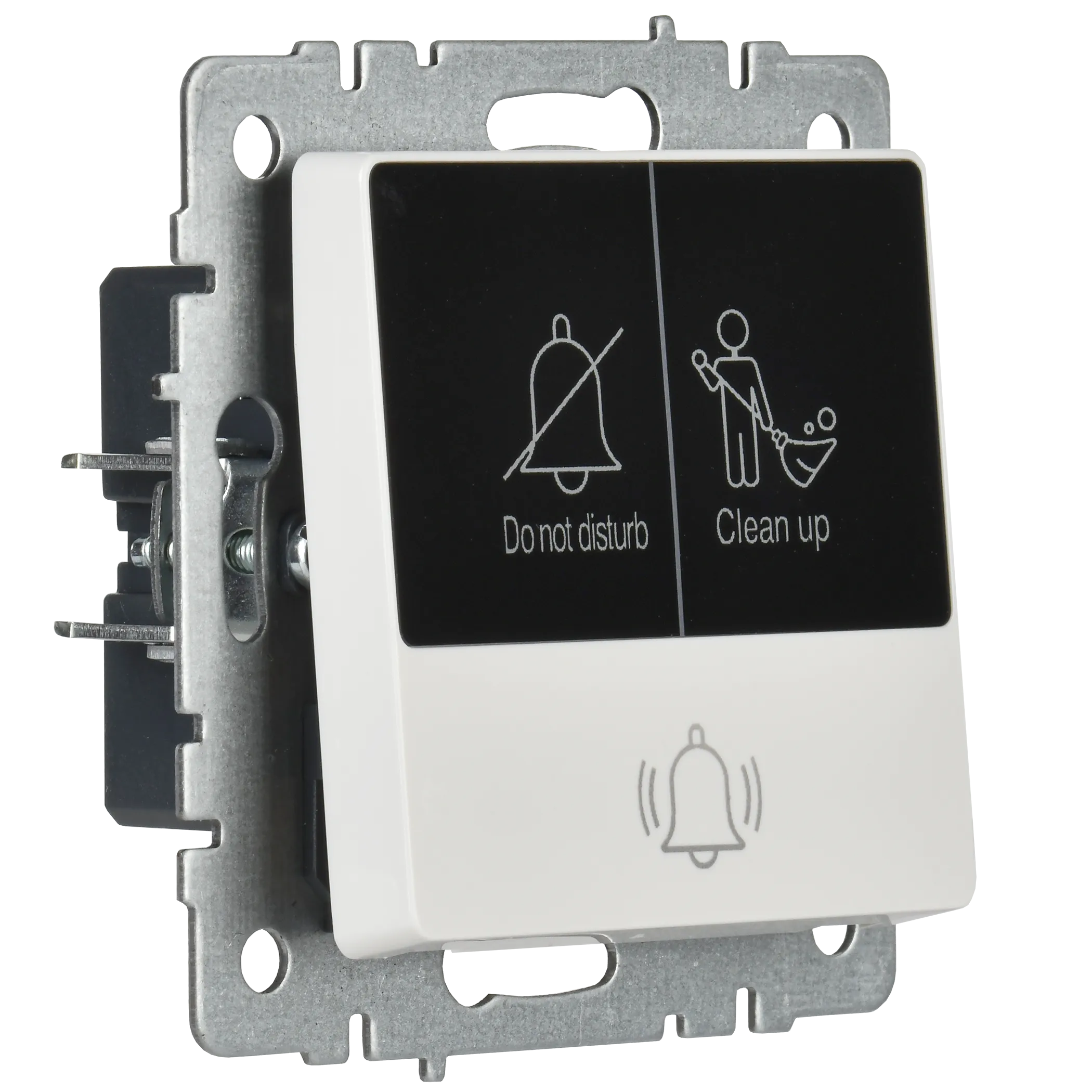 BRITE Кнопка звонка с индикацией для отелей 10А ВС10-1-9-БрБ белый IEK - Фото 7