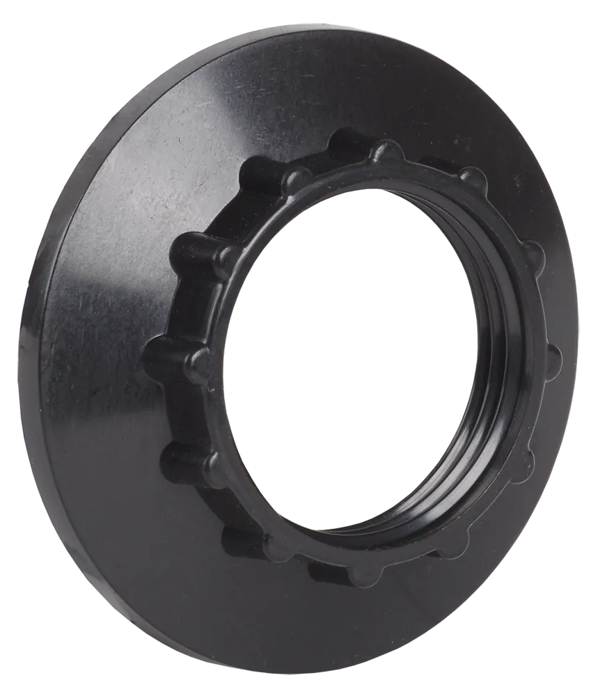 Кольцо абажурное КП14-К01 к патрону Е14 пластик черный (индивидуальный пакет) IEK EKP20-02-02-K02