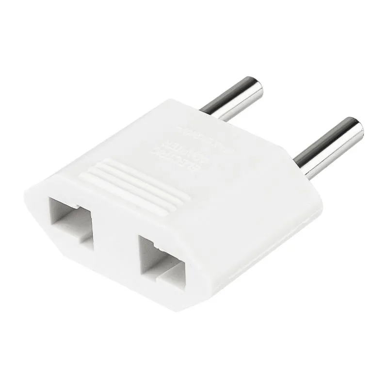 Адаптер сетевой (переходник) с Евро А/F на тонкую вилку С1 плоский «Тефаль» 6А б/з белый PROCONNECT (пакет БОПП 1 шт/уп.) - Фото 3