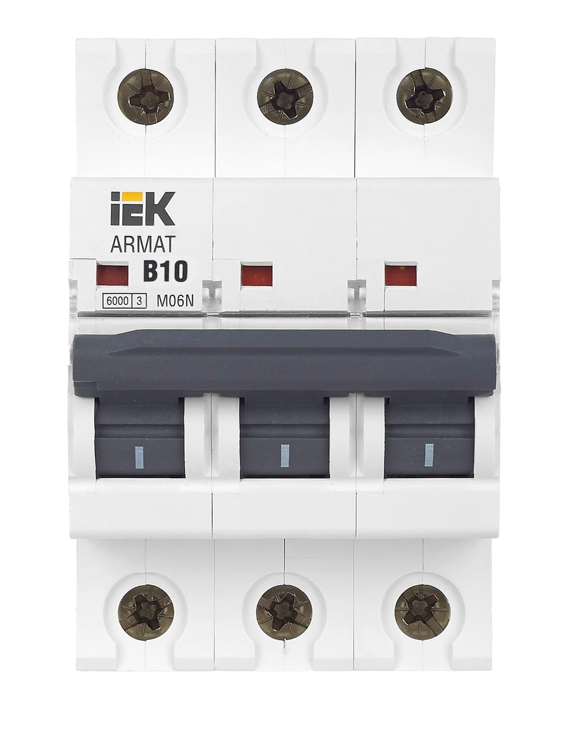 ARMAT Автоматический выключатель M06N 3P B 10А IEK - Фото 4