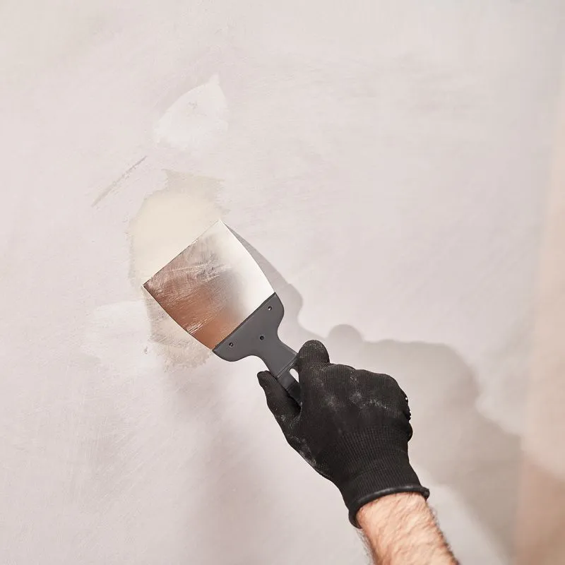 Шпатель 100 мм нержавеющая сталь, пластмассовая ручка REXANT - Фото 3