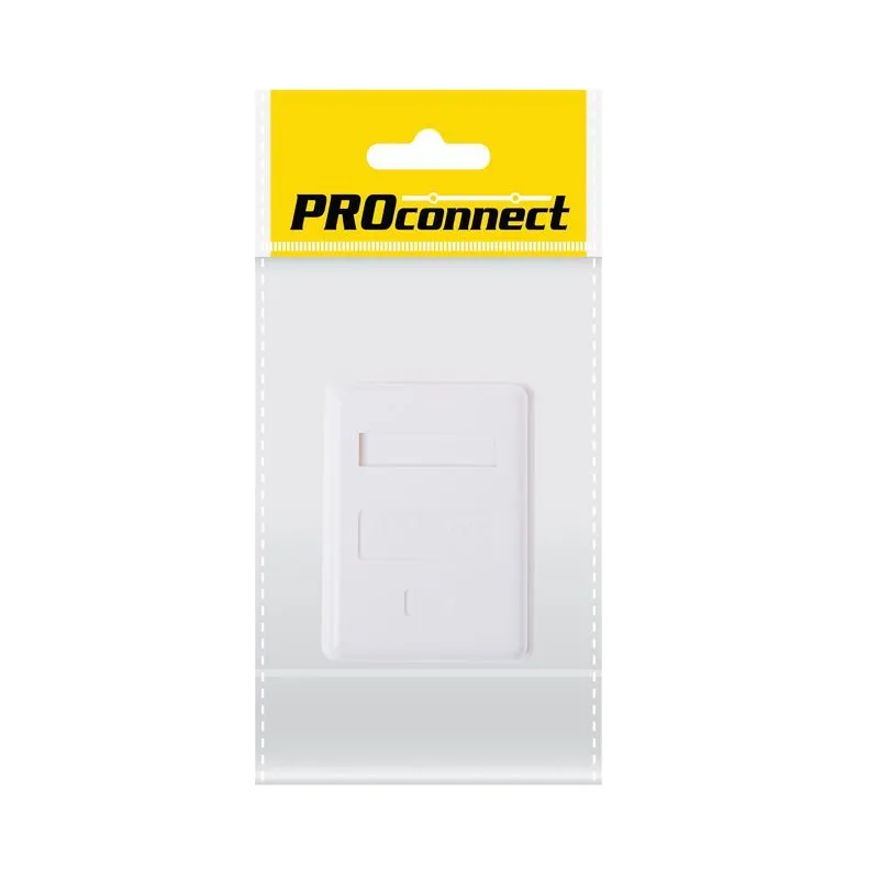 Розетка компьютерная внешняя, 1-порт RJ-45 (8P8C), UTP, CAT 5e, пакет, 1 шт. PROconnect 03-0121-9