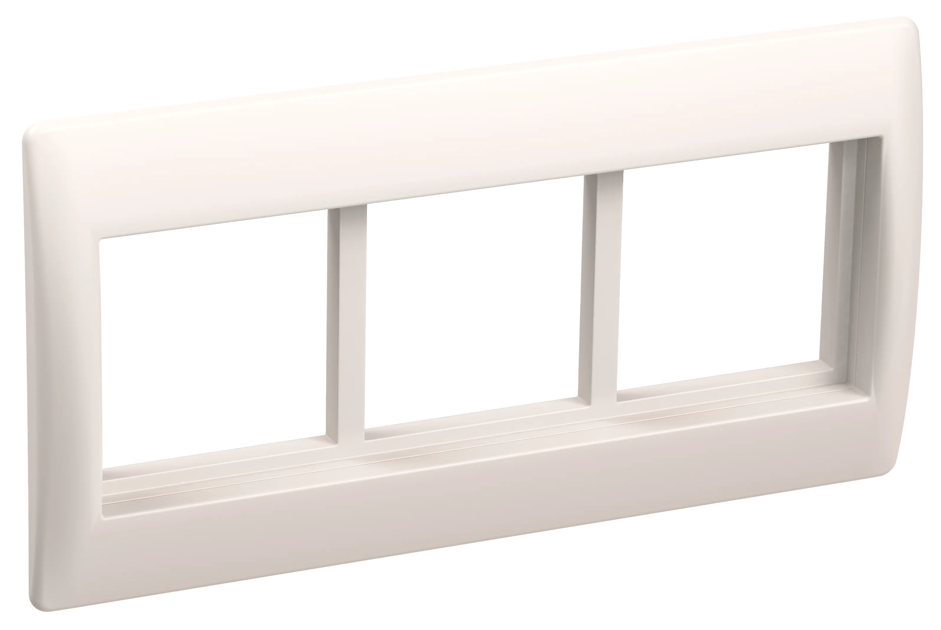 PRIMER Рамка и суппорт на 6 модулей 75мм для кабель-каналов 100х40 и 100х60 белый IEK