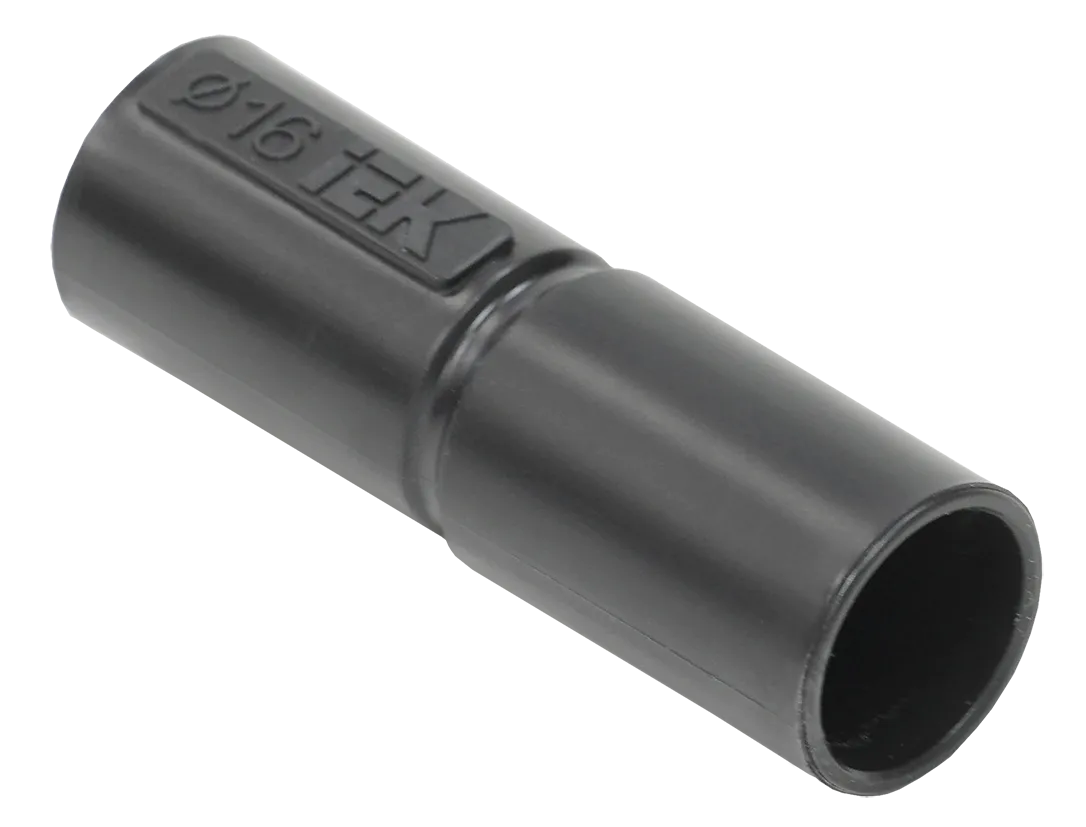 ELASTA Муфта труба-труба GI16G черная IEK