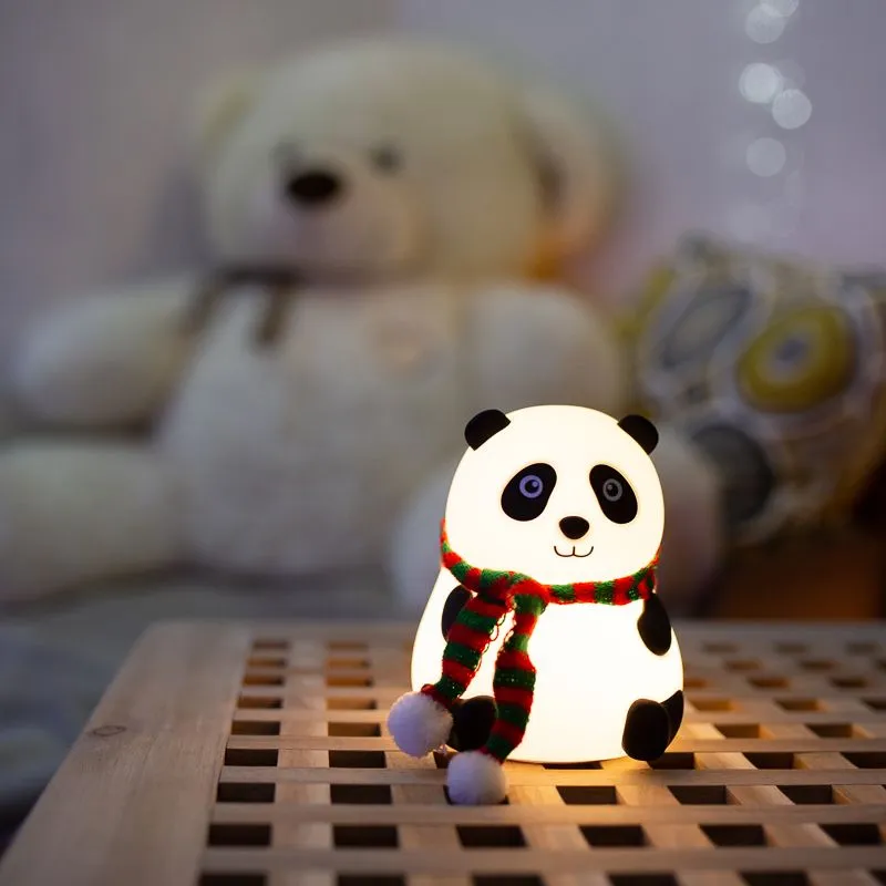 Силиконовый ночник Панда - Фото 3
