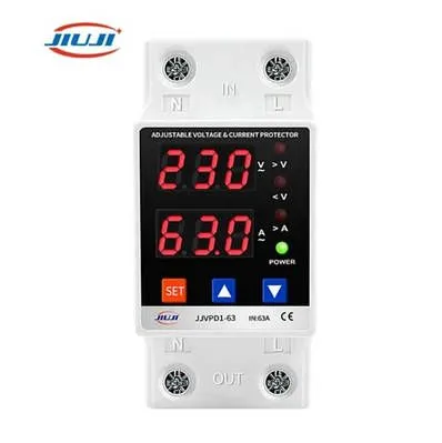 Однофазное реле напряжения и тока с дисплеем 40A 