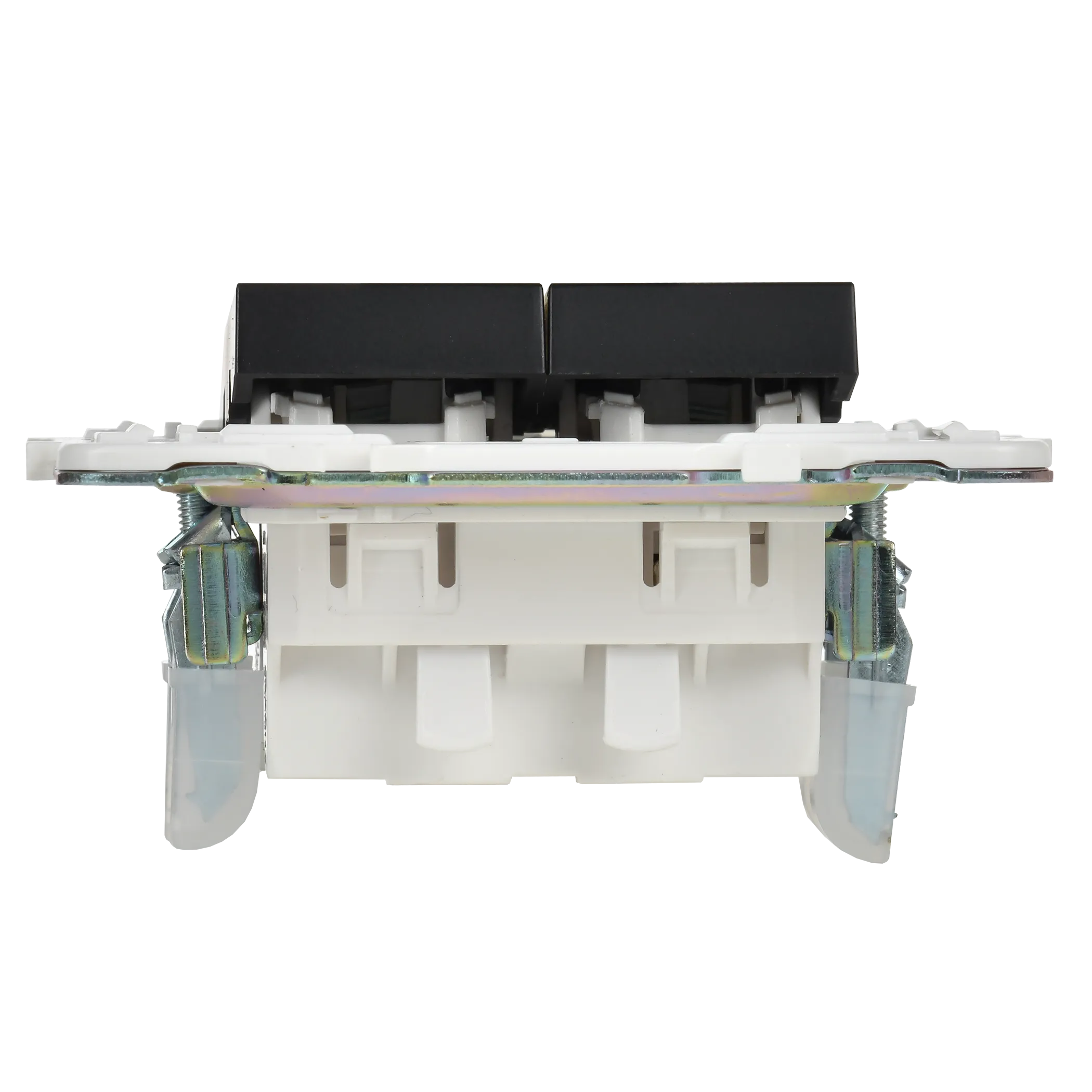 SKANDY Выключатель 2-клавишный проходной 10А SK-V05Bl черный IEK - Фото 4