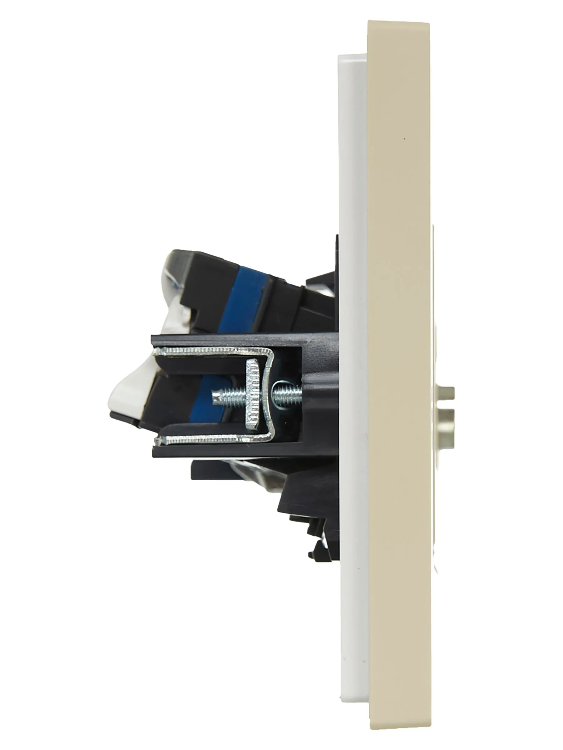 FORTE&PIANO Розетка двойная TV+RJ45 кат.6 FP437 ваниль IEK - Фото 4