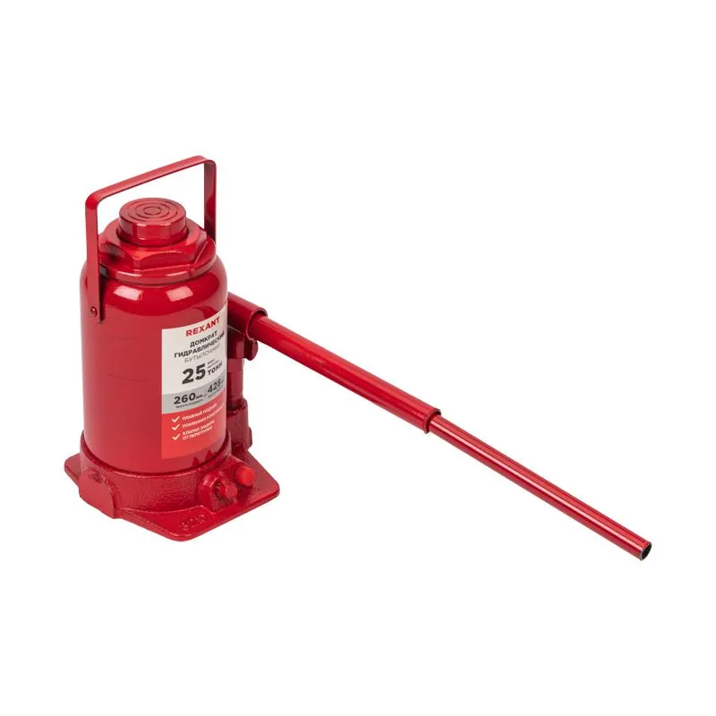 Домкрат гидравлический бутылочный 25т REXANT - Фото 4