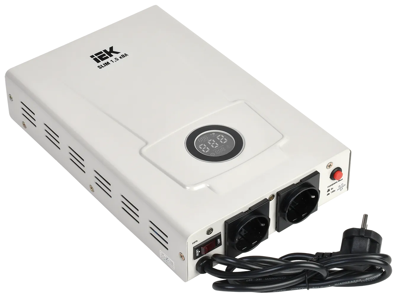 Стабилизатор напряжения настенный SLIM 1,5кВА IEK
