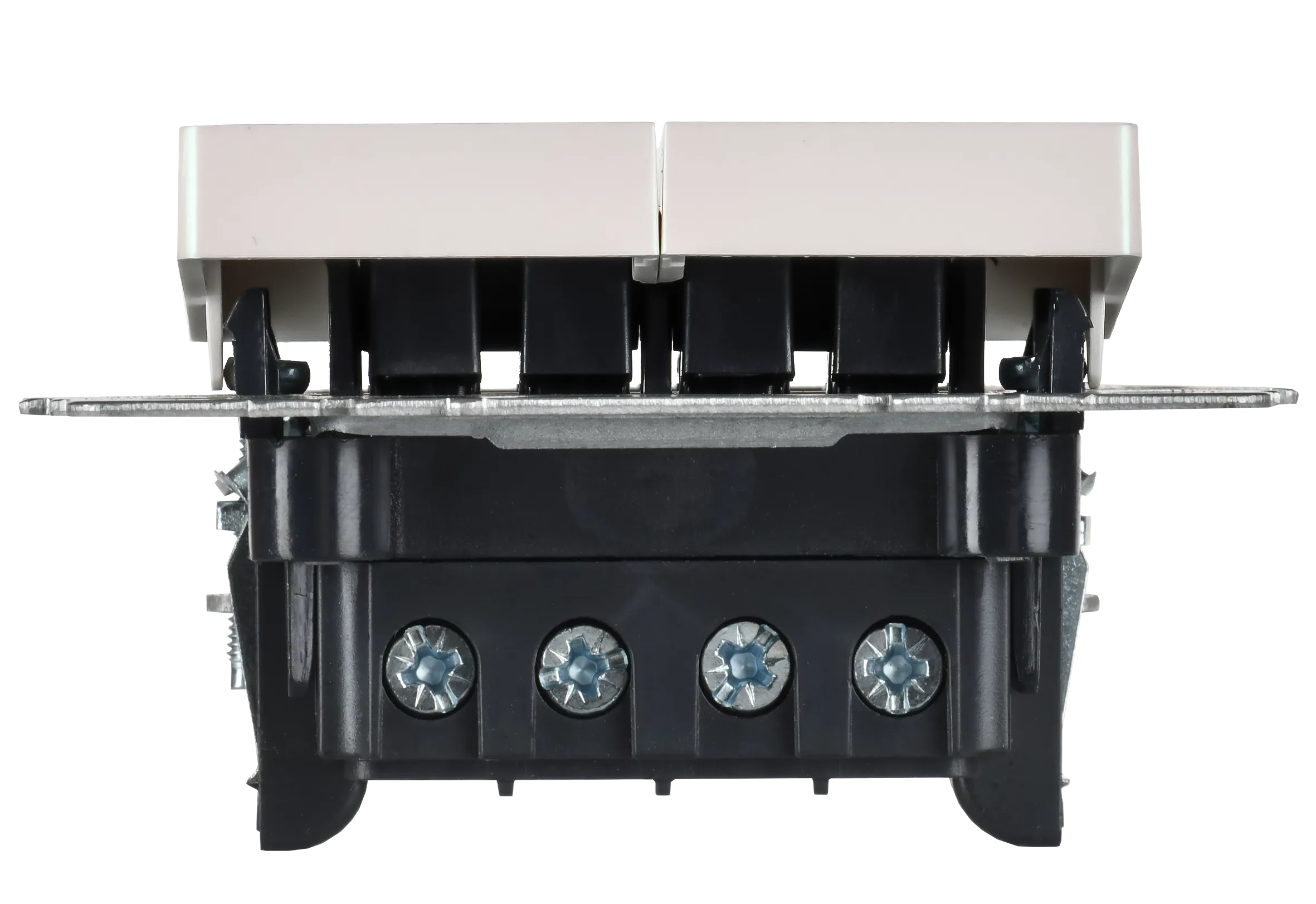 BRITE Выключатель 2-клавишный перекрестный 10А ВС10-2-3-БрЖ жемчуг IEK - Фото 6