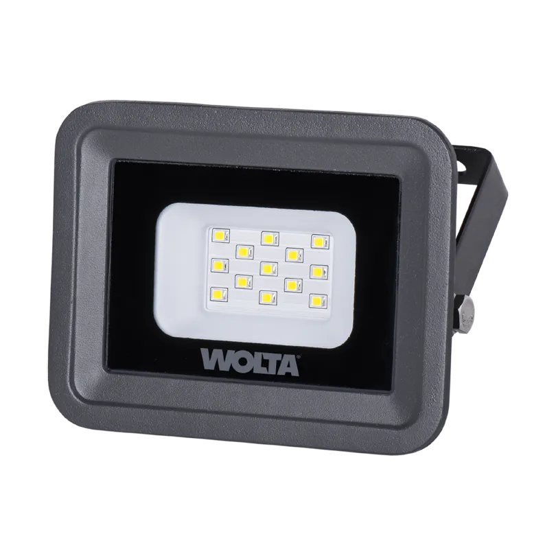 Прожектор светодиодный СДО 10Вт 850лм 5500K IP65 (40шт/уп) WOLTA