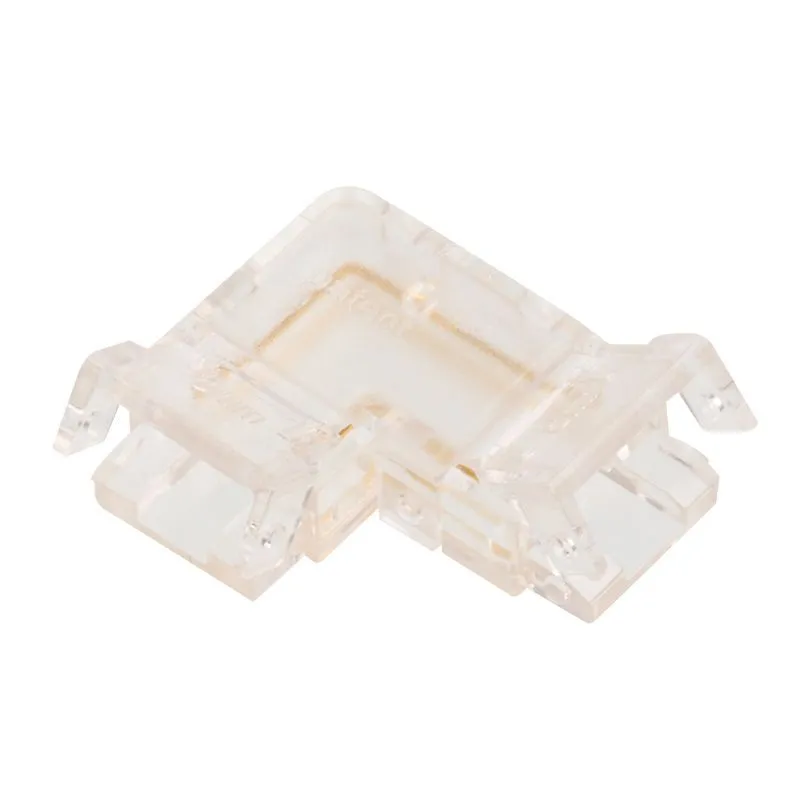 Коннектор WOLTA WLS-2PIN-COB-8MM-L угловой для ленты COB шириной 8мм. Цена за 1 шт., мин. кратность 3 шт. WLS-2PIN-COB-8MM-L