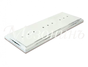 Подложка трехместная "Престиж", цвет - белый прованс, ТМ "МезонинЪ" GE70718-37 GE70718-37