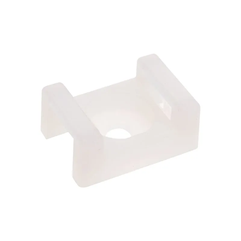 Площадка для крепления стяжки 22x16х4 мм, белая (10 шт/уп) REXANT