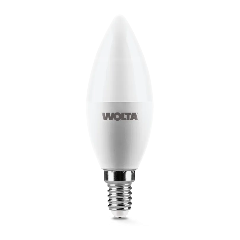 Лампа светодиодная "Свеча-C37" 10Вт 800лм 4000К Е14 (50шт/уп) WOLTA - Фото 2