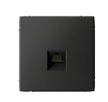 Розетка компьютерная ArtGallery RJ45 кат.6A механизм базальт SE GAL001486 1823506