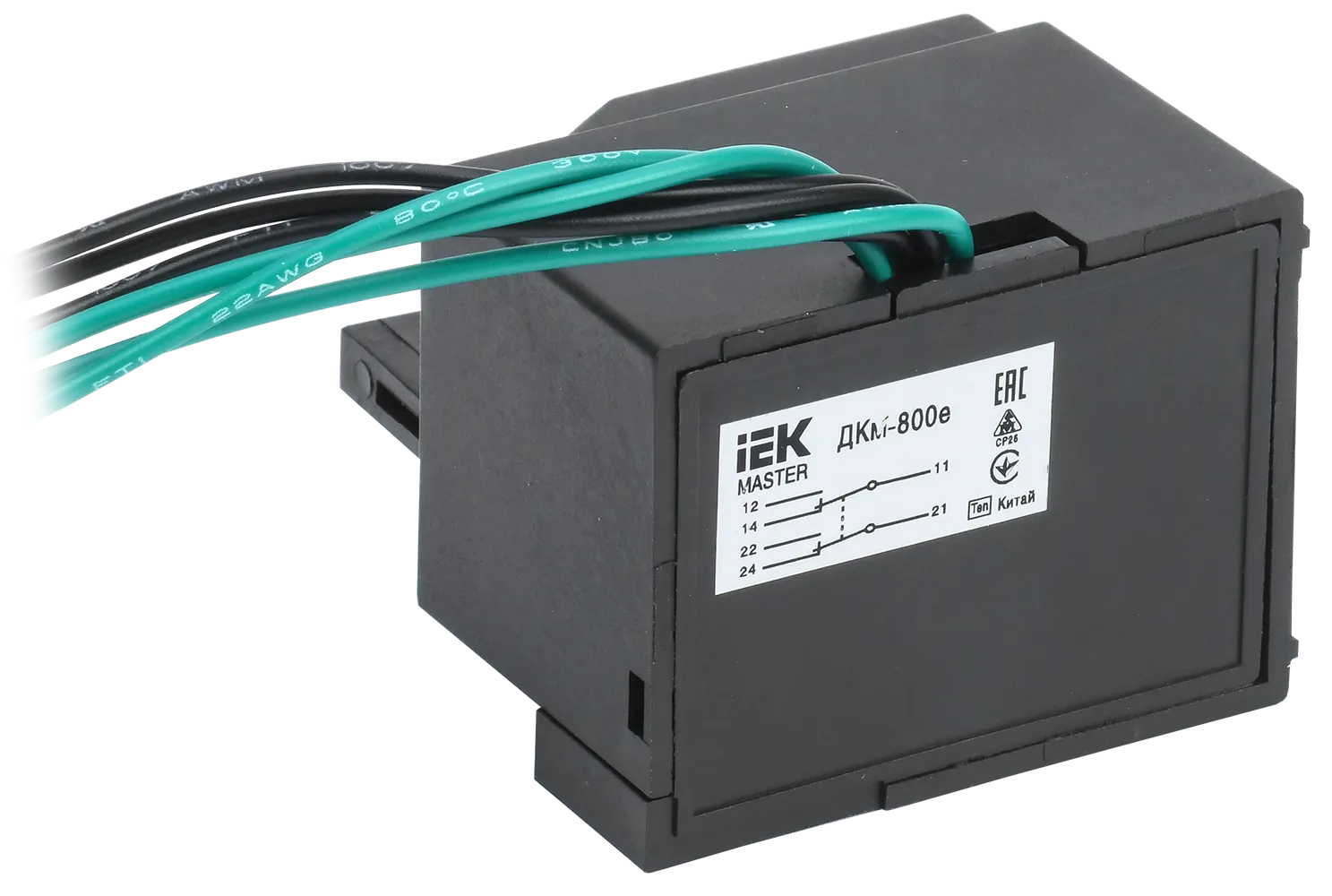 Контакт дополнительный ДКм-800е (ДКм-40) для ВА88-40 MASTER с электронным расцепителем IEK SVA71D-DK-1-02