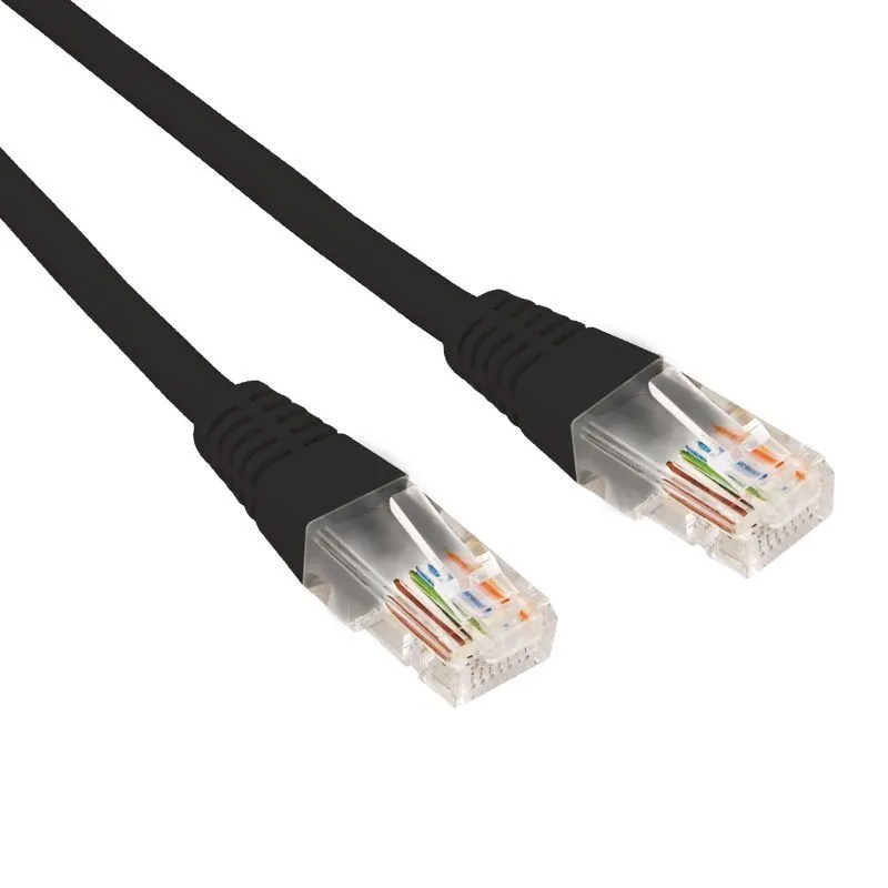 Патч-корд U/UTP, CAT 6, RJ45-RJ45, 26AWG, LSZH, черный, 0,3м REXANT 02-0292-03