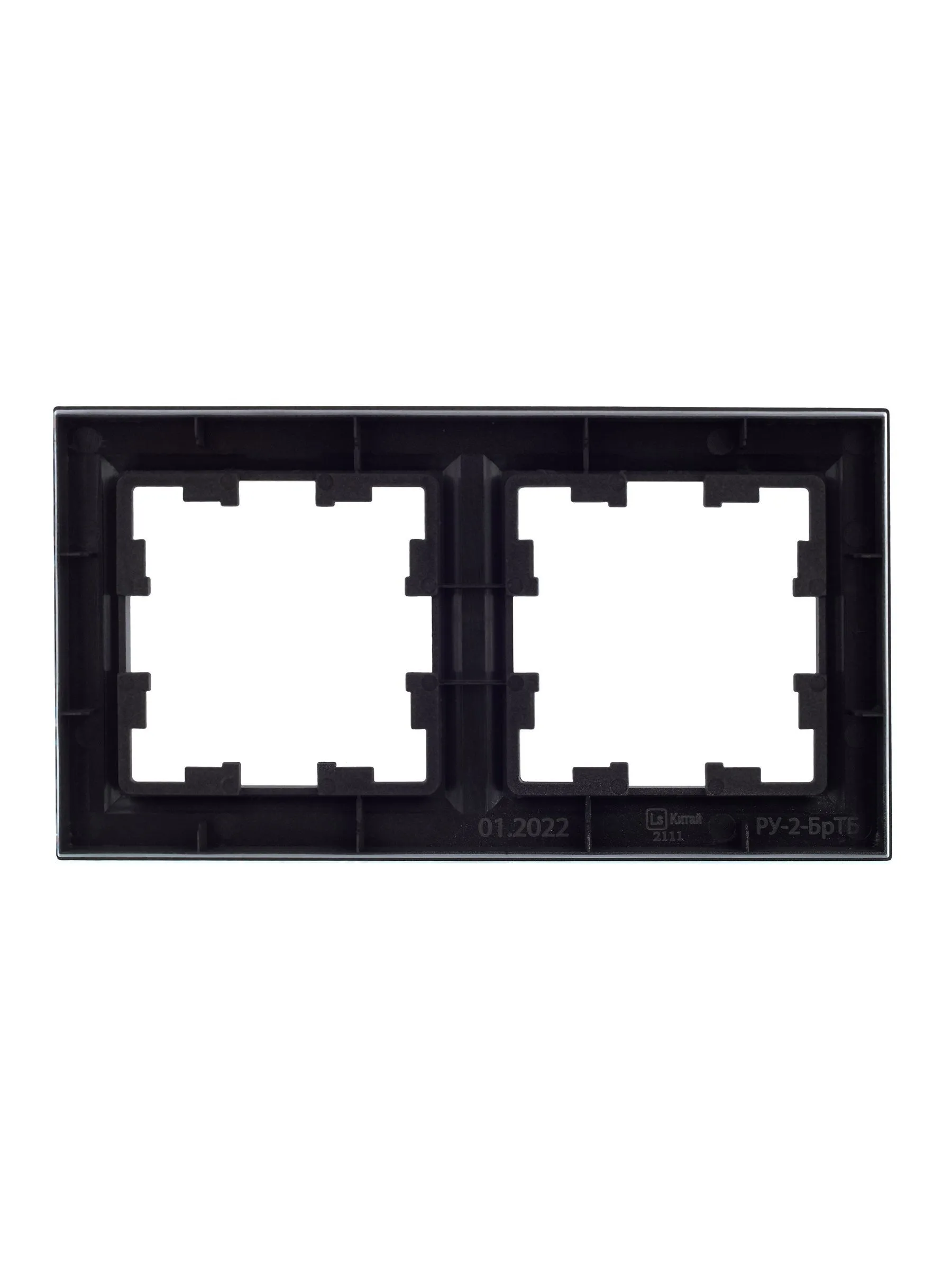 BRITE Рамка 2-местная РУ-2-БрТБ темная бронза IEK - Фото 3