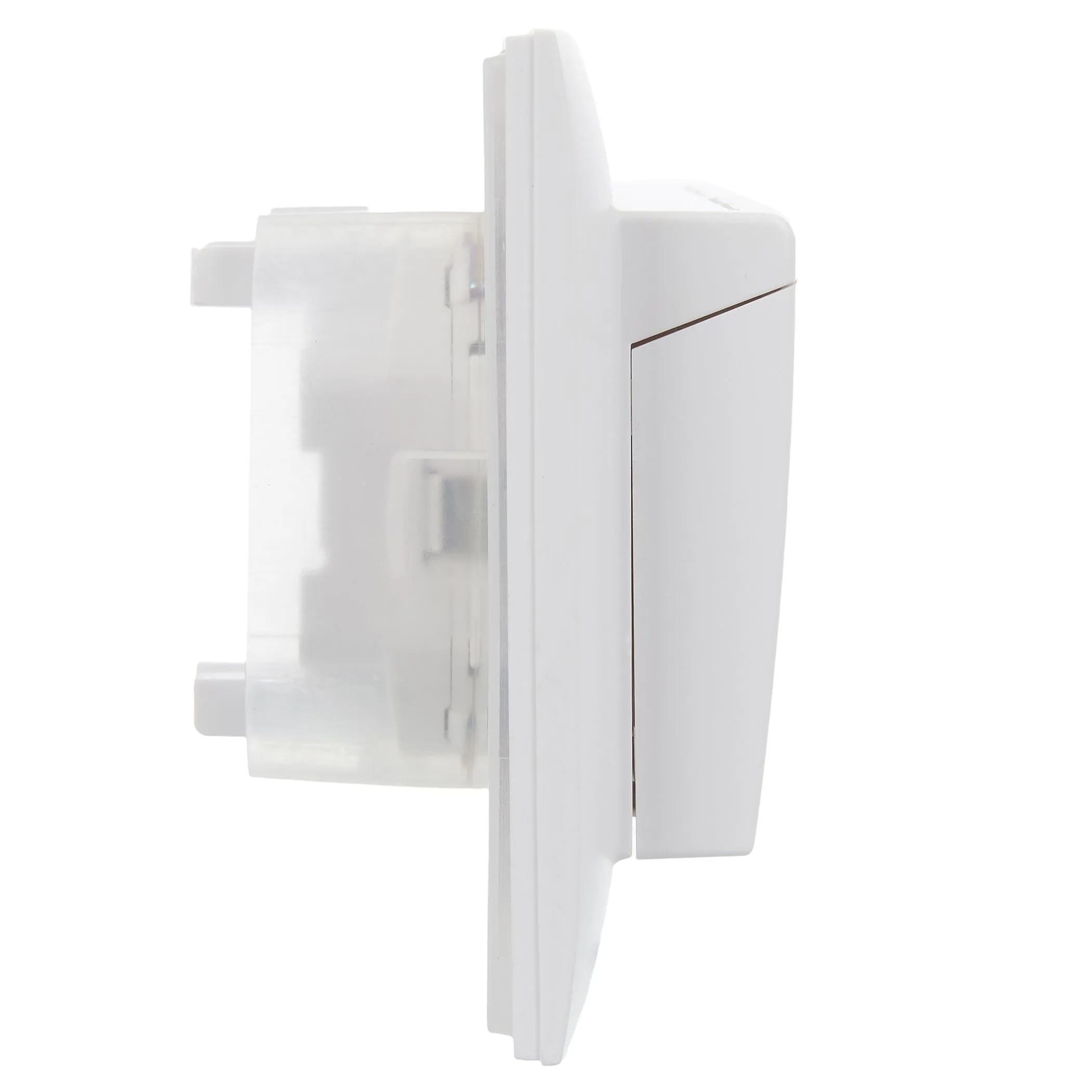 SKANDY Розетка 2-местная и крышкой 16А в сборе IP44 SK-R12W арктический белый IEK для электромонтажа - Фото 5