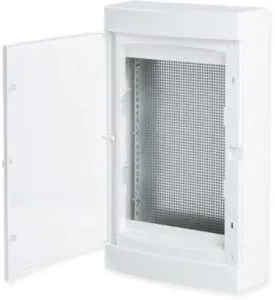 Щит слаботочный навесной "Unix" прозрачная дверь 3 габарит 485x287x112 IP40 ux-3m-n