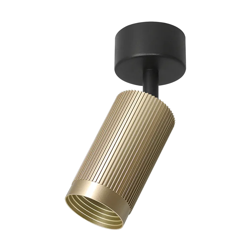 Накладной светильник WOLTA WSL-GU10/19SG-1 LUXOR под лампу GU10 Песочное золото D55x180 WSL-GU10/19SG-1