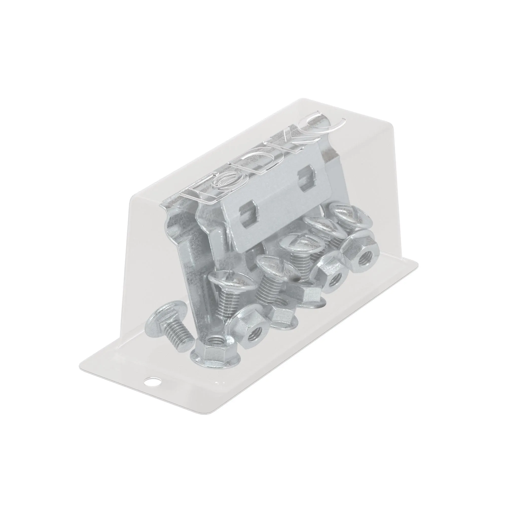 Угол для лотка вертикальный внешний правый 90град. 400х100 CDSD 90 в компл. с крепежн. элемент. цинк - Фото 2