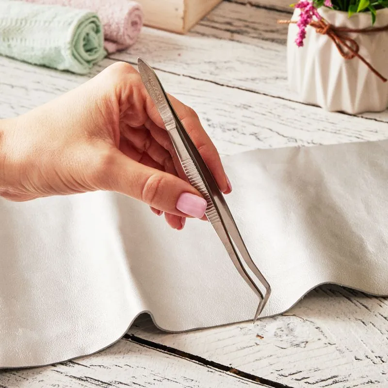 Пинцет изогнутый, узкий, рифленый 160мм REXANT - Фото 4