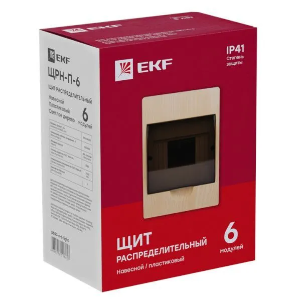 ЩРН-П- 6 светлое дерево IP41 PROXIMA EKF - Фото 4