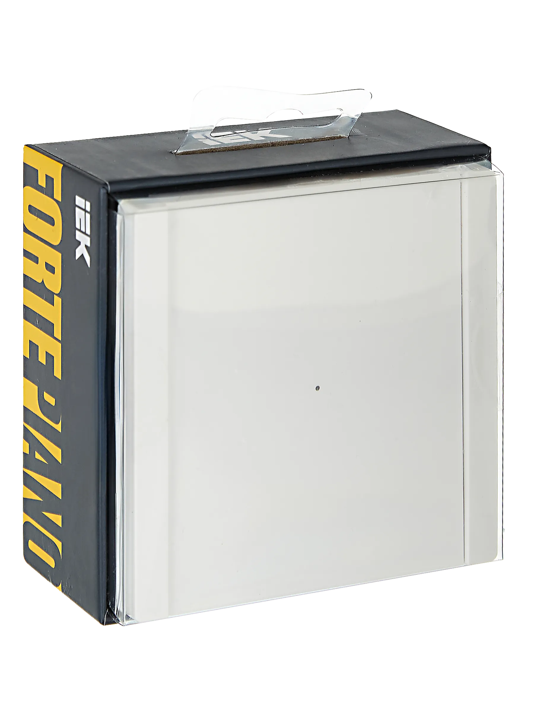 FORTE&PIANO Выключатель 1-клавишный с индикацией 10А FP202 белый IEK - Фото 2