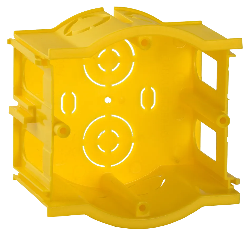 Коробка установочная СЗ сборная для твердых стен D=68х45мм (проходная) GENERICA