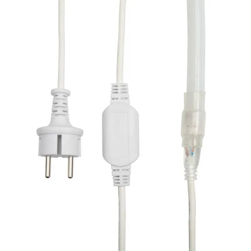 Гибкий неон LED 360 (круглый), белый, бухта 50 м - Фото 4