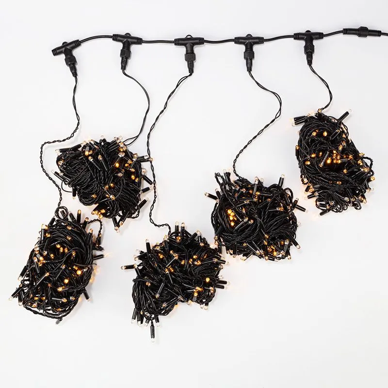 Гирлянда LED ClipLight 24V, 5 нитей по 20 метров, цвет диодов Желтый, Flashing (Белый) - Фото 2