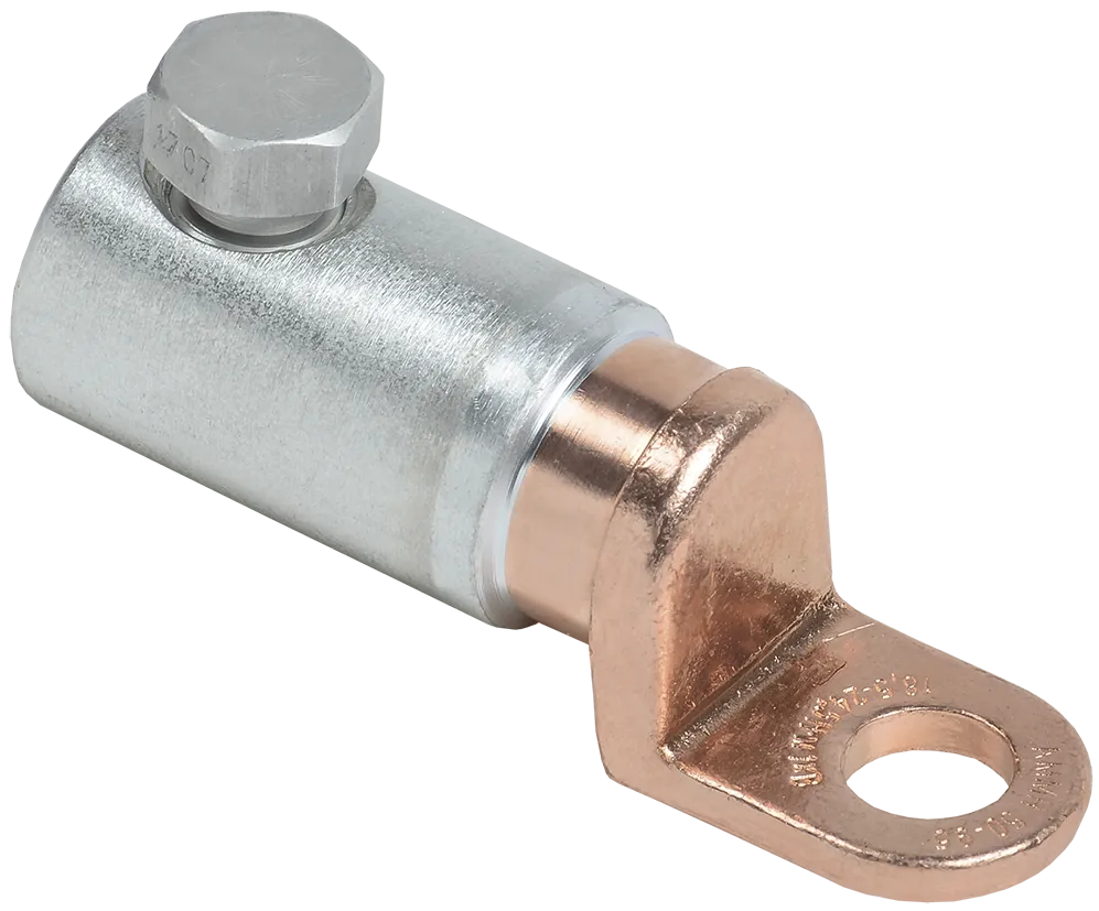 Медно-алюминиевый механический наконечник со срывными болтами АММН 50-95 до 1кВ IEK UZA-28-S50-S95-21