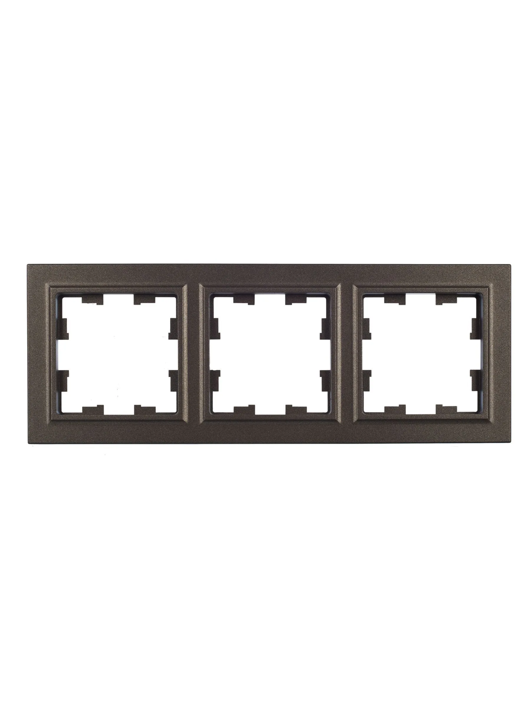 BRITE Рамка 3-местная РУ-3-БрТБ темная бронза IEK - Фото 3