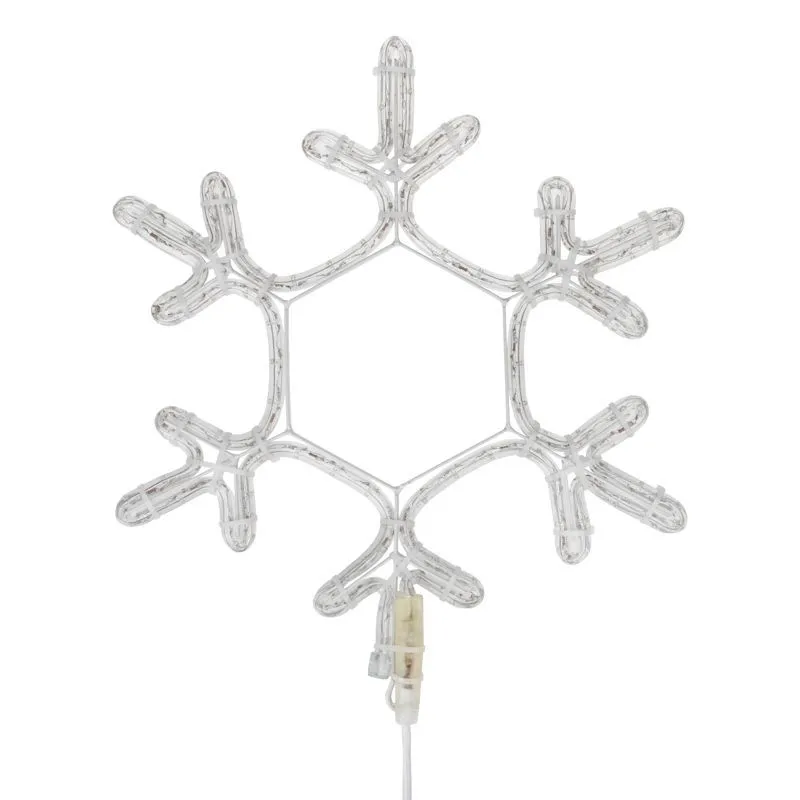 Фигура Снежинка цвет белый, размер 45x38 см NEON-NIGHT 501-212-1