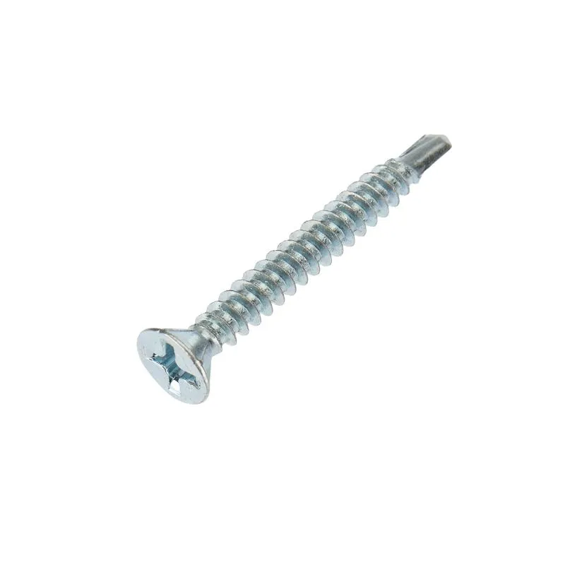 Саморез оконный KRANZ сверло, 3.9х32, белый цинк, упаковка поставщика ( 9 000 шт. )