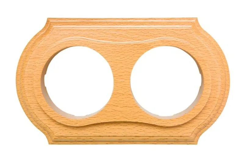 Рамка  двухместная  "Элегант" , цвет - без тонировки, ТМ "МезонинЪ" GE70702-00 - Фото 2