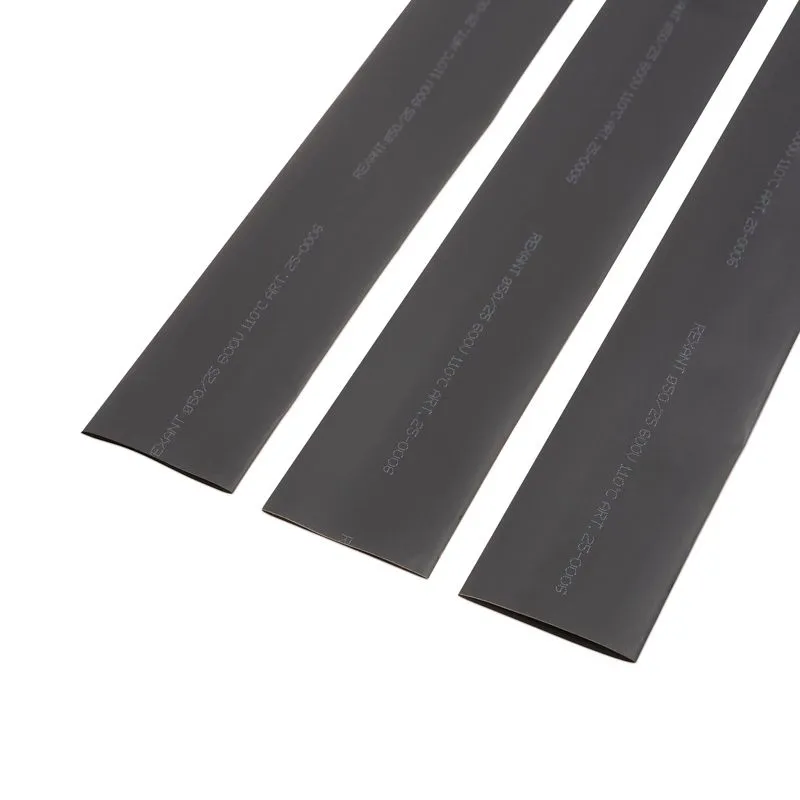 Трубка термоусаживаемая ТУТ нг 50,0/25,0мм, черная, упаковка 10 шт. по 1м REXANT - Фото 3