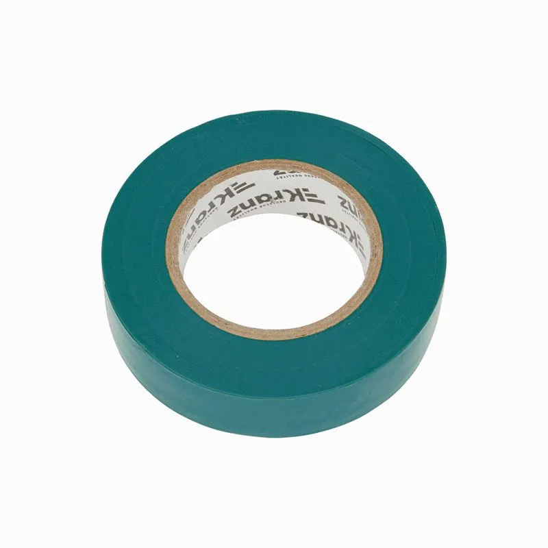 Изолента ПВХ 0,13х19мм, 25м, зеленая KRANZ - Фото 4