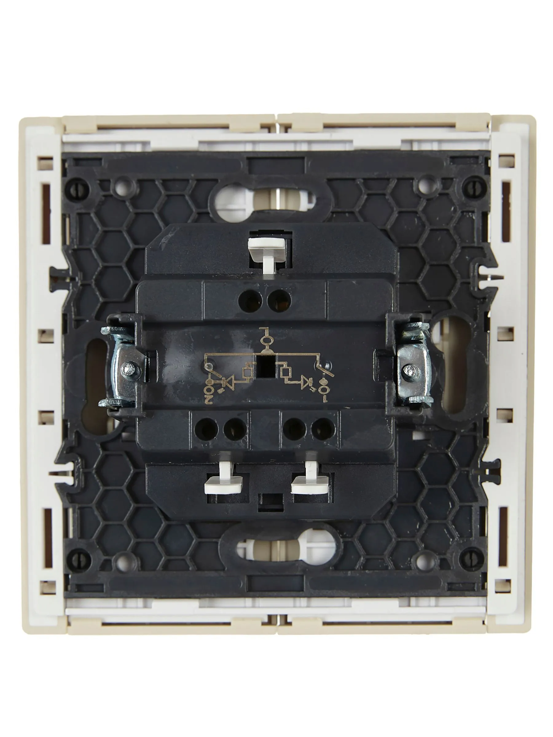 FORTE&PIANO Выключатель 2-клавишный с индикацией 10А FP406 ваниль IEK - Фото 6